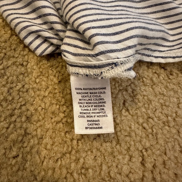 BP. striped bell sleeve blouse - Picture 11 of 11